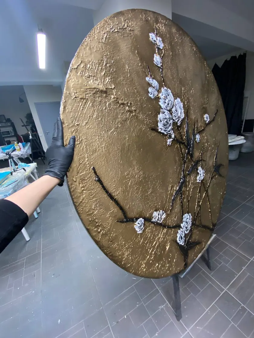 Картина на потолке с подсветкой — фотография, кадр 4