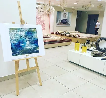 MAKE AIR interior in salon / В салоне Московского универмага (г. Санкт-Петербург) — фотография
